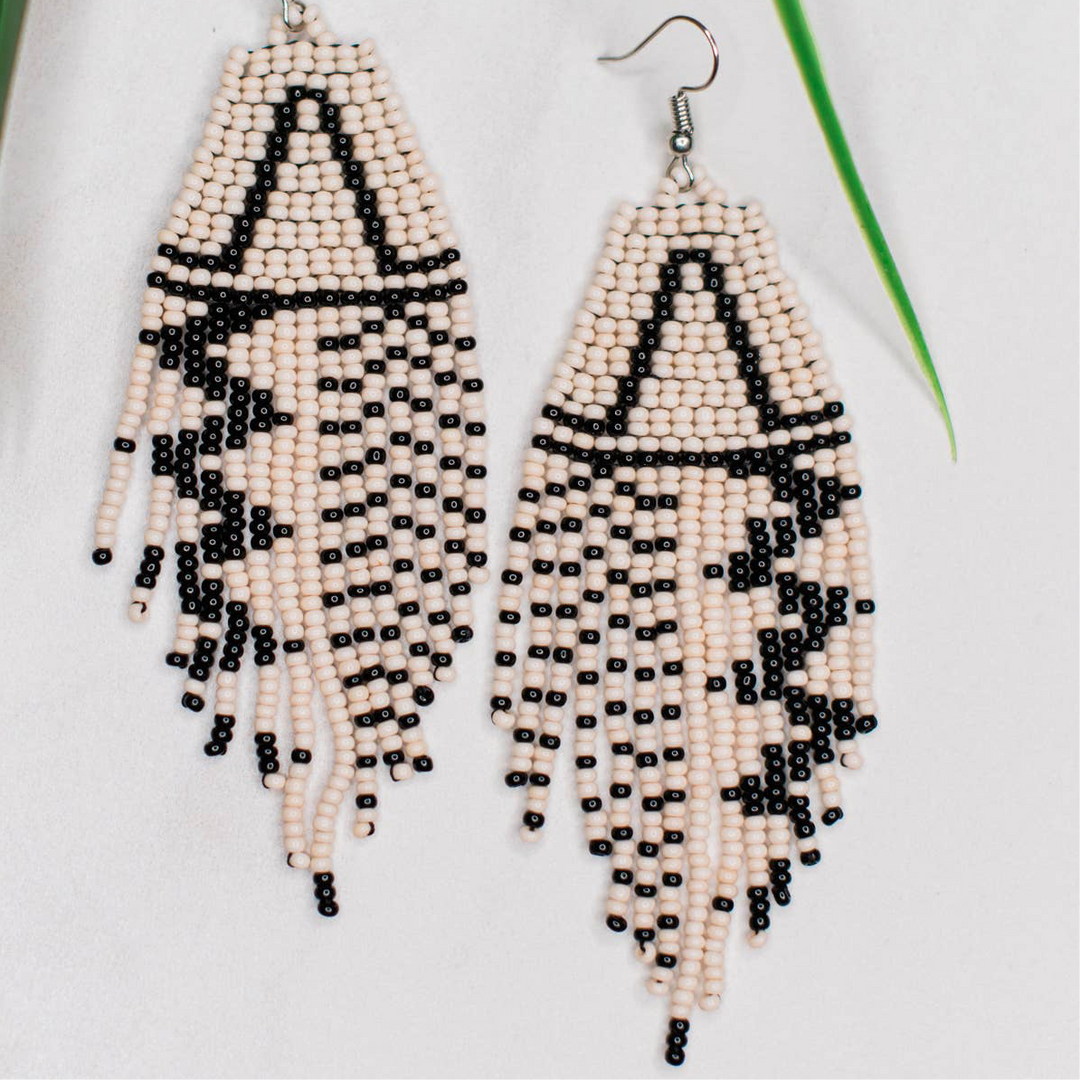 Rayas Earring Neutral - Guatamala