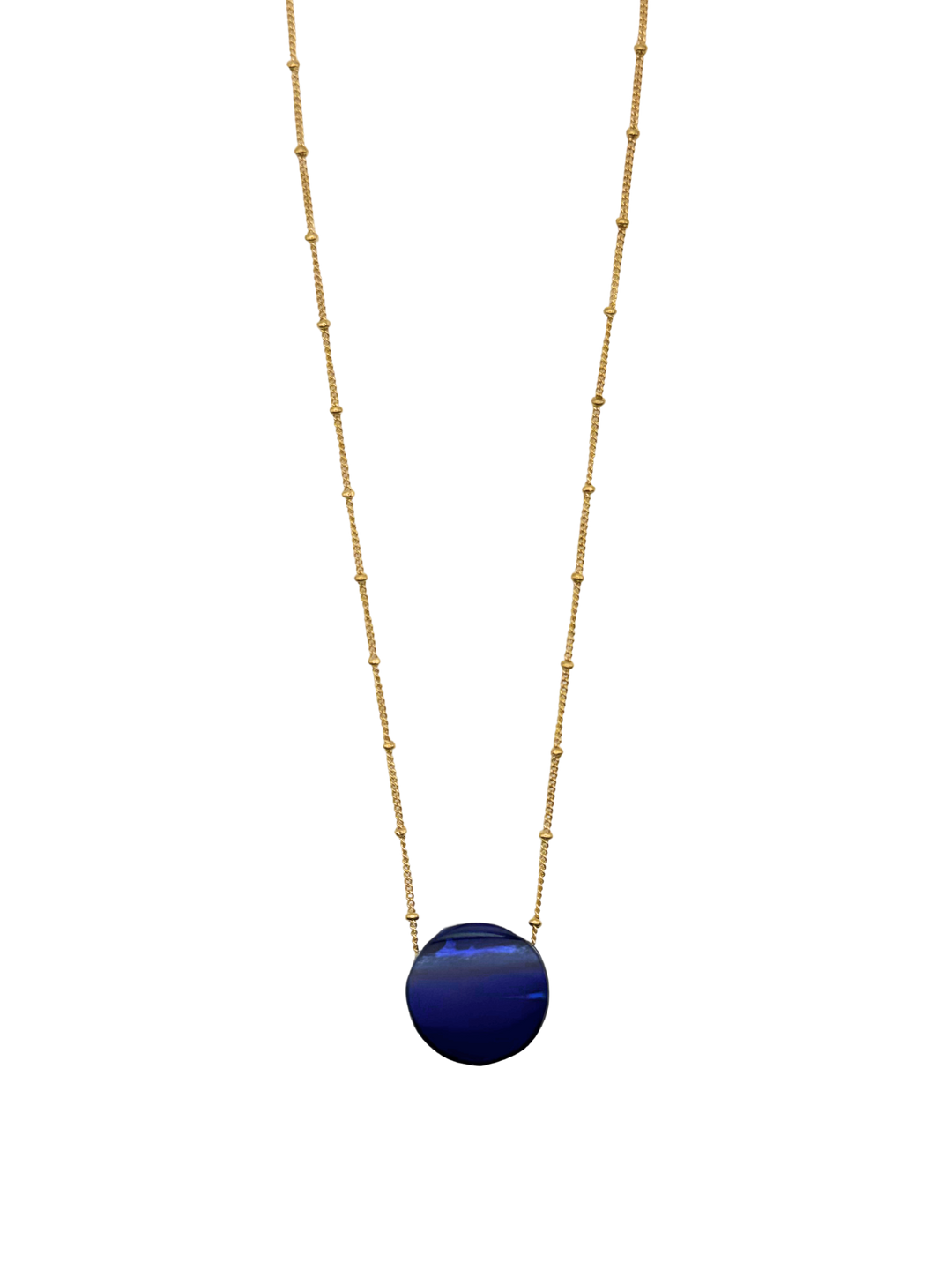 Recycled Glass & Gloss Gold Fill Necklace - Atlanta, GA