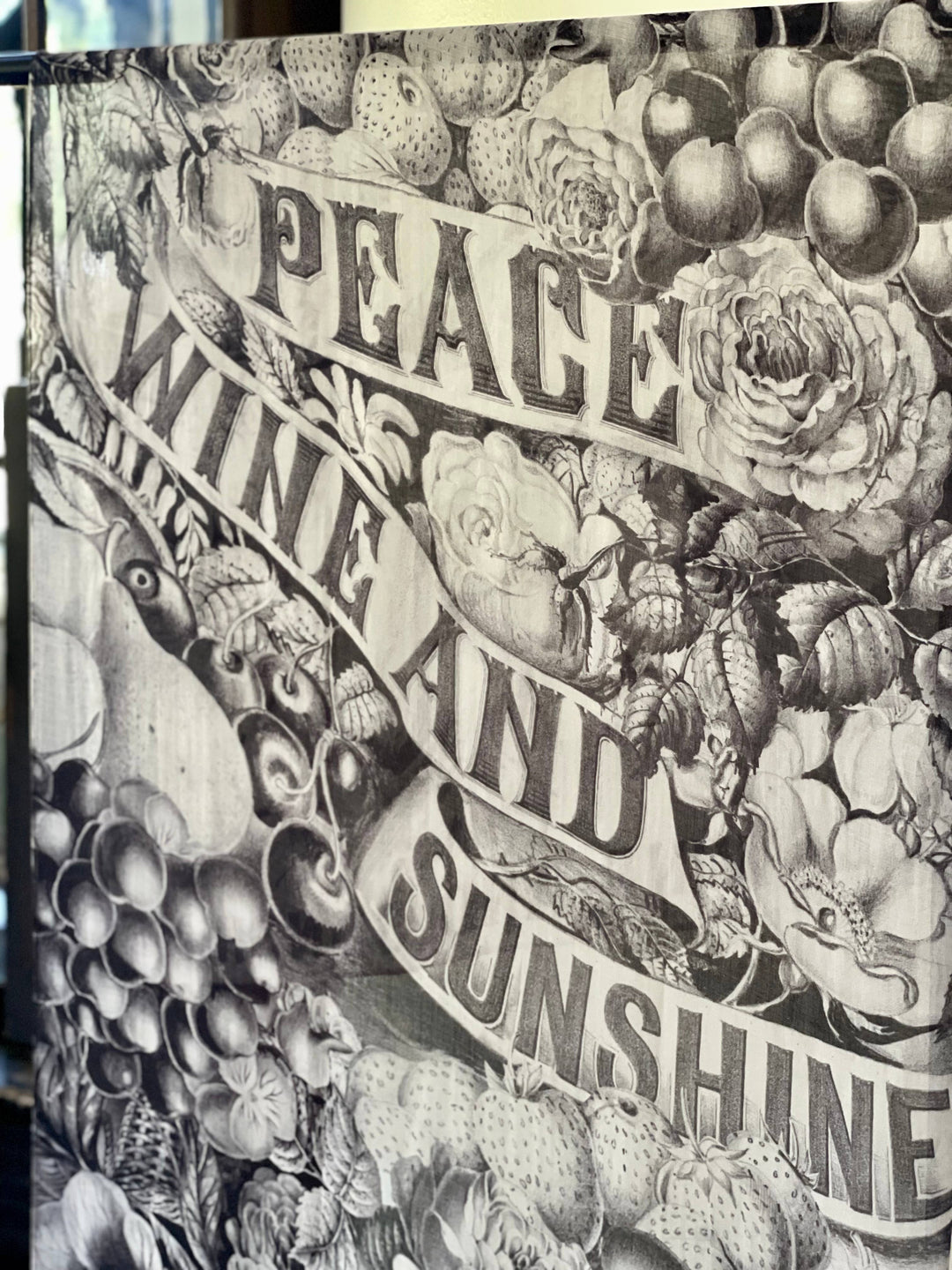 Peace Wine & Sunshine Printed Scarf - Canada