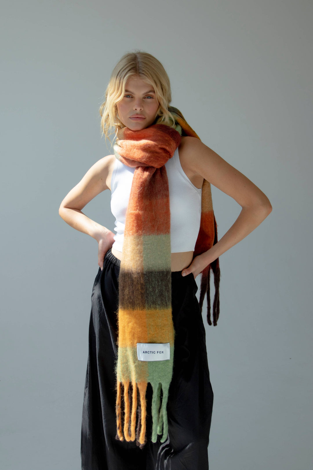 The Reykjavik Scarf - 100% Recycled - Kyoto Gardens - AW24