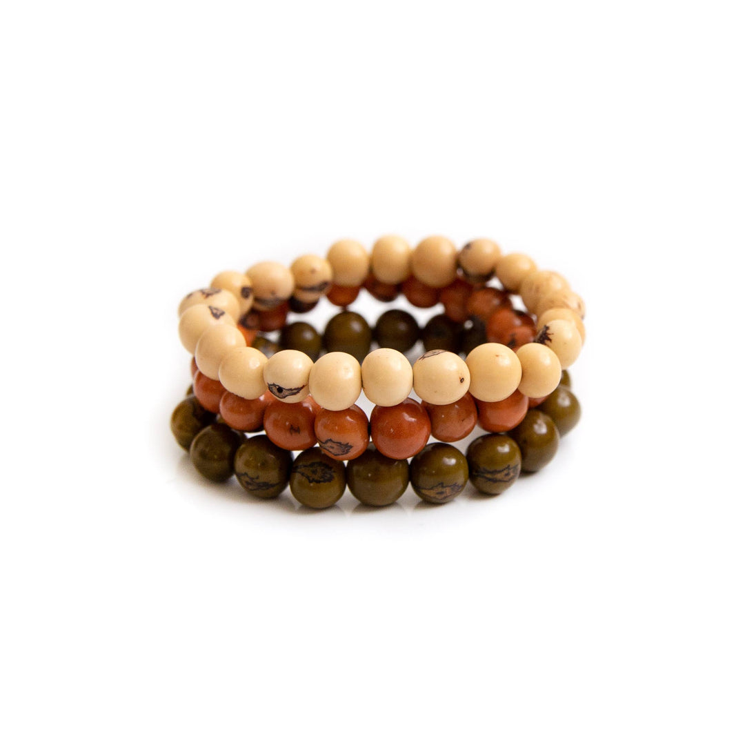 Stackable Acai Bracelet Various Colors - Ecuador
