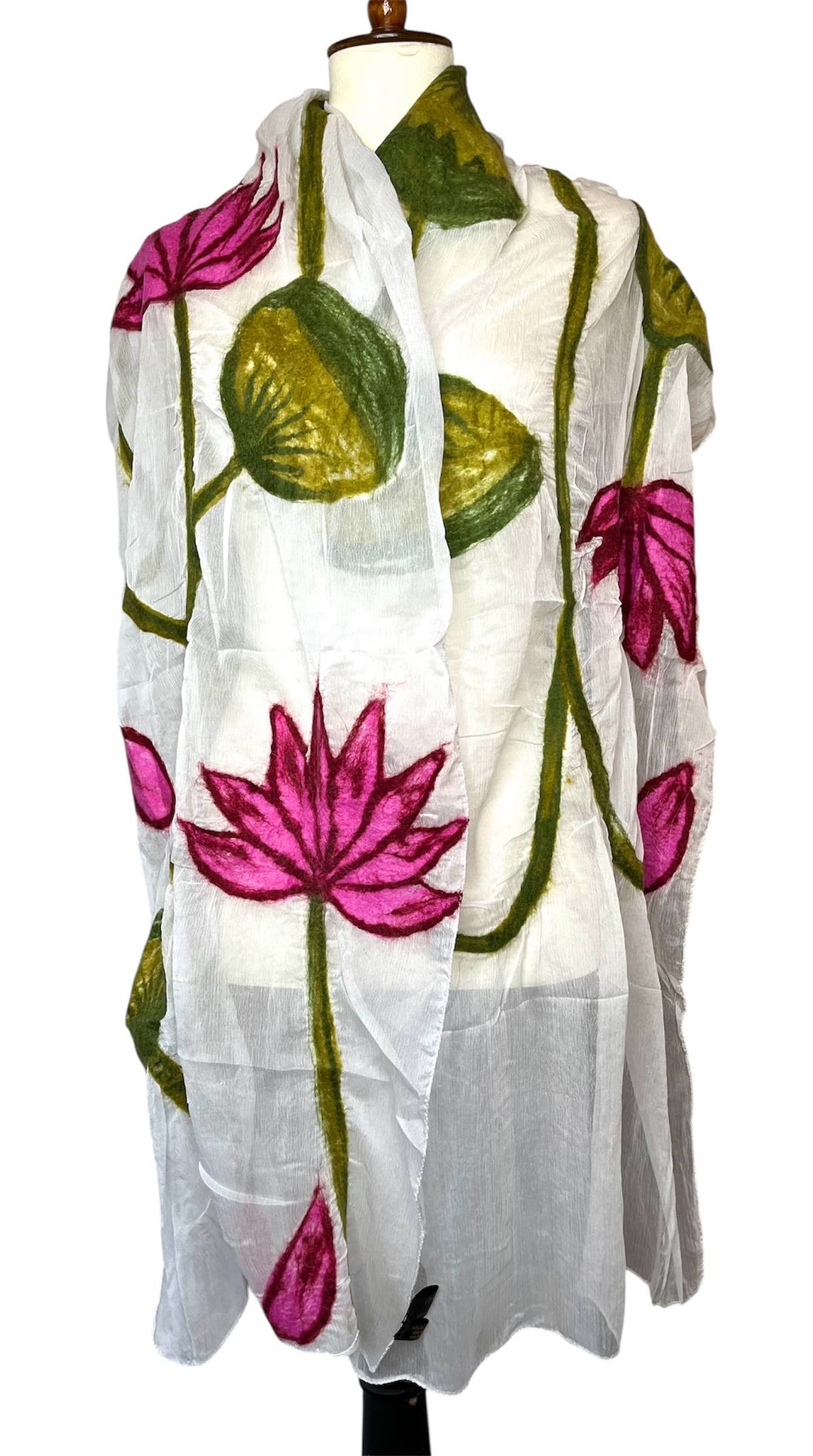 White Lotus Scarf - Nepal