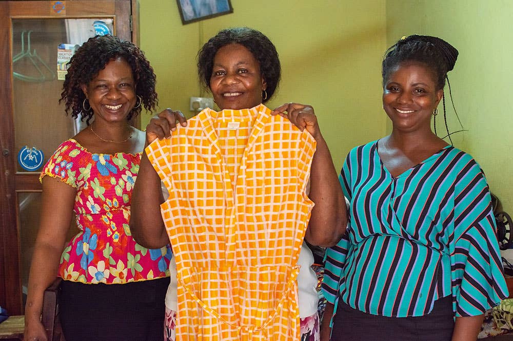 Gold Plaid Retro Dress - Ghana