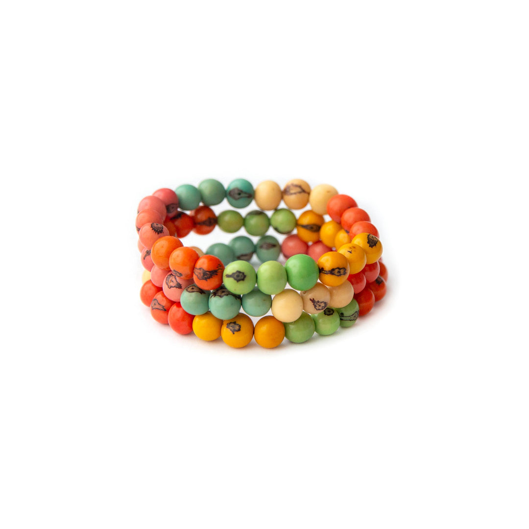 Stackable Acai Bracelet Various Colors - Ecuador