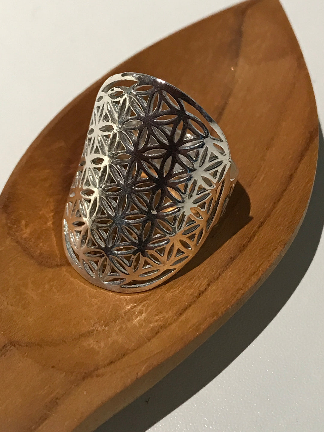 Sterling Silver flower of life ring-Thailand