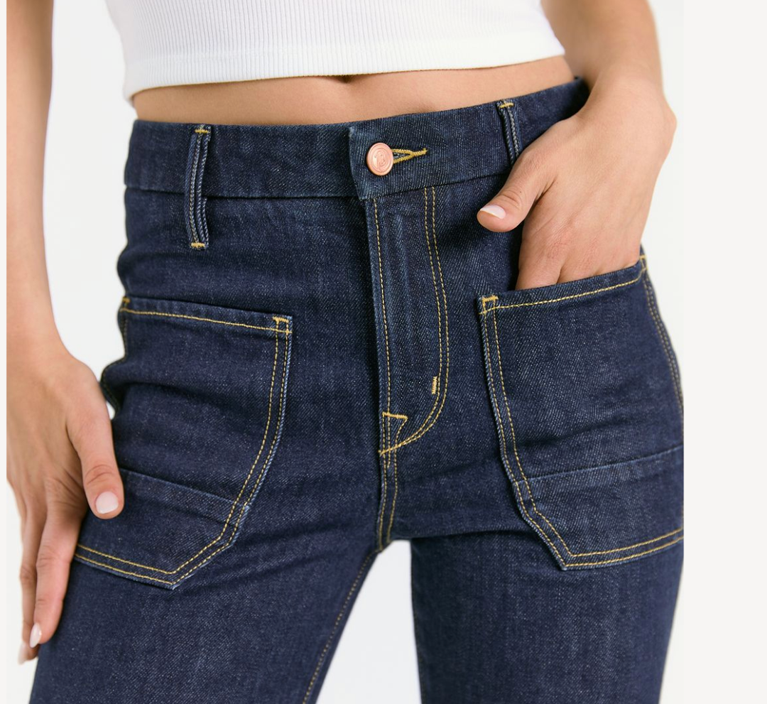 WANDERER FLARE IN RINSE WASH