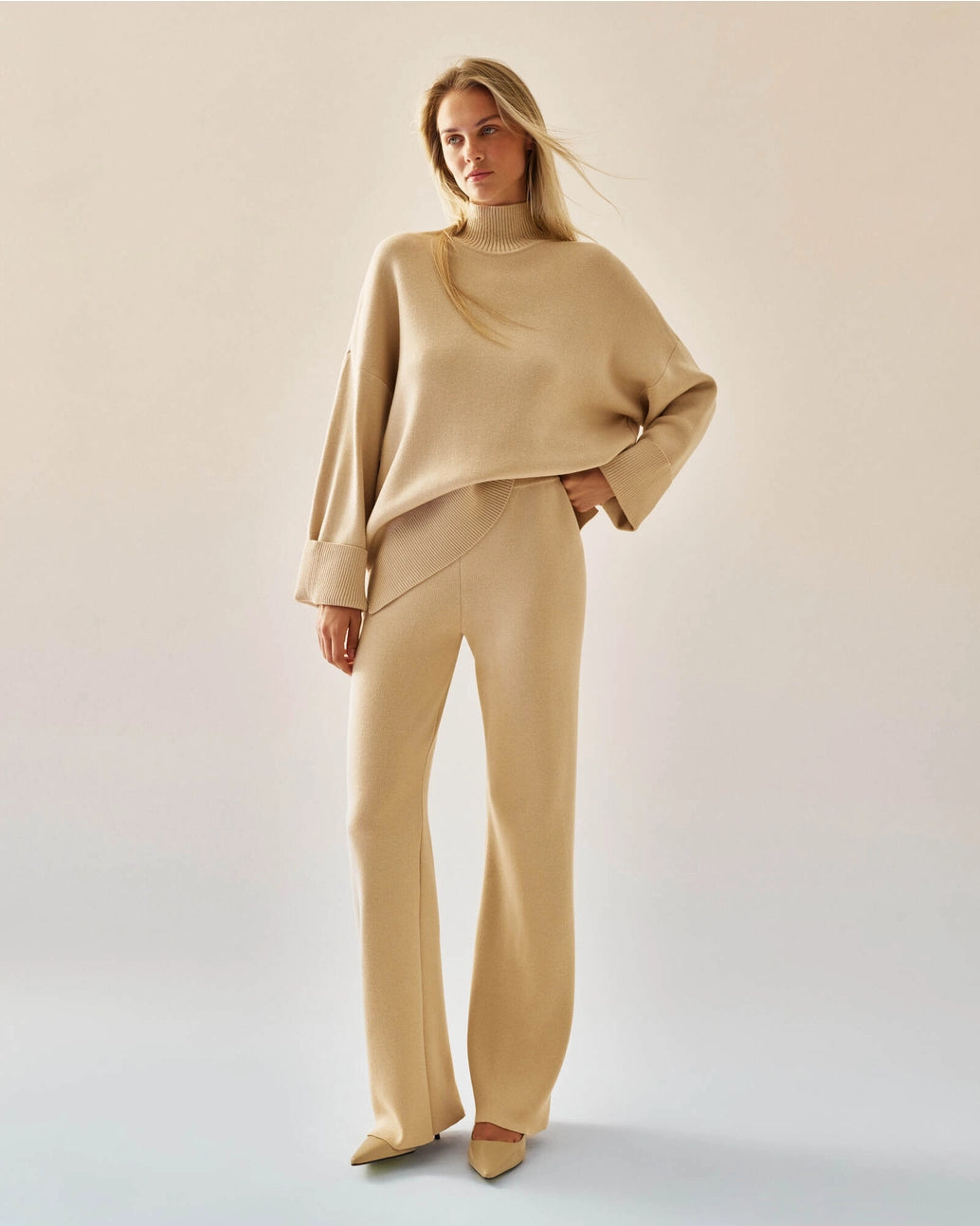 Tala Mock Neck Sweater