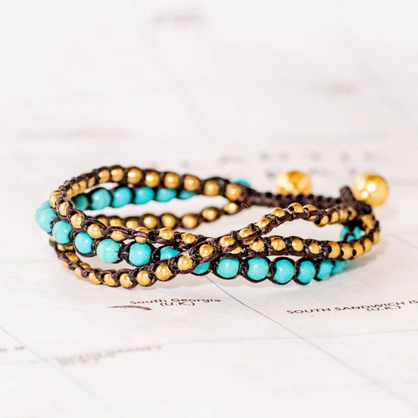 3 Layer Beaded Bracelet - Thailand