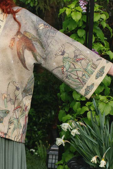 Lovelight Fleece Cottage Cardigan Kimono Jacket