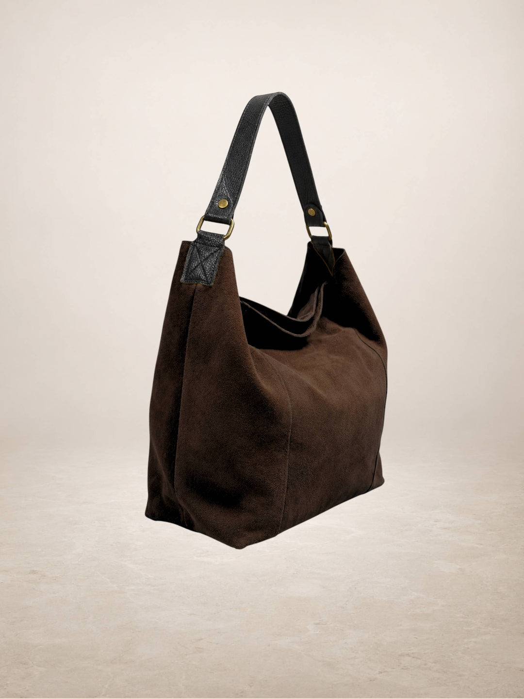 CARINA - Suede leather bag