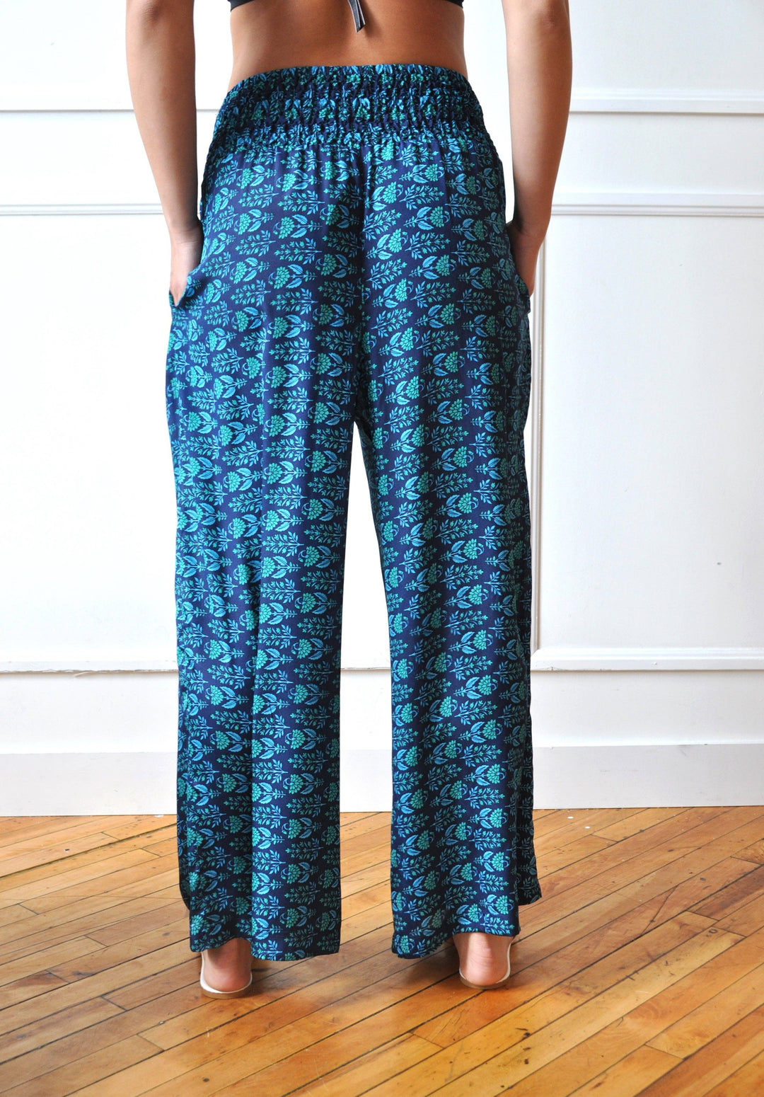 Unwind Upcycled Sari Lounge Pant (Pant Only)