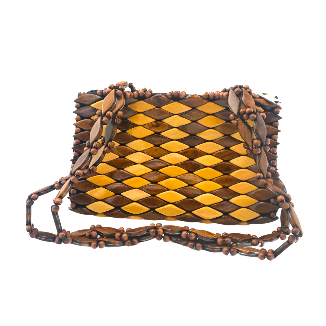 Paris Mini Shoulder Bag , Dual Color - Brazil