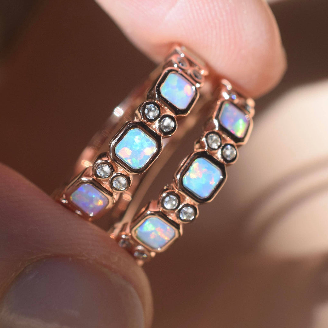 Rose Gold Opal Ombre Juniper Band
