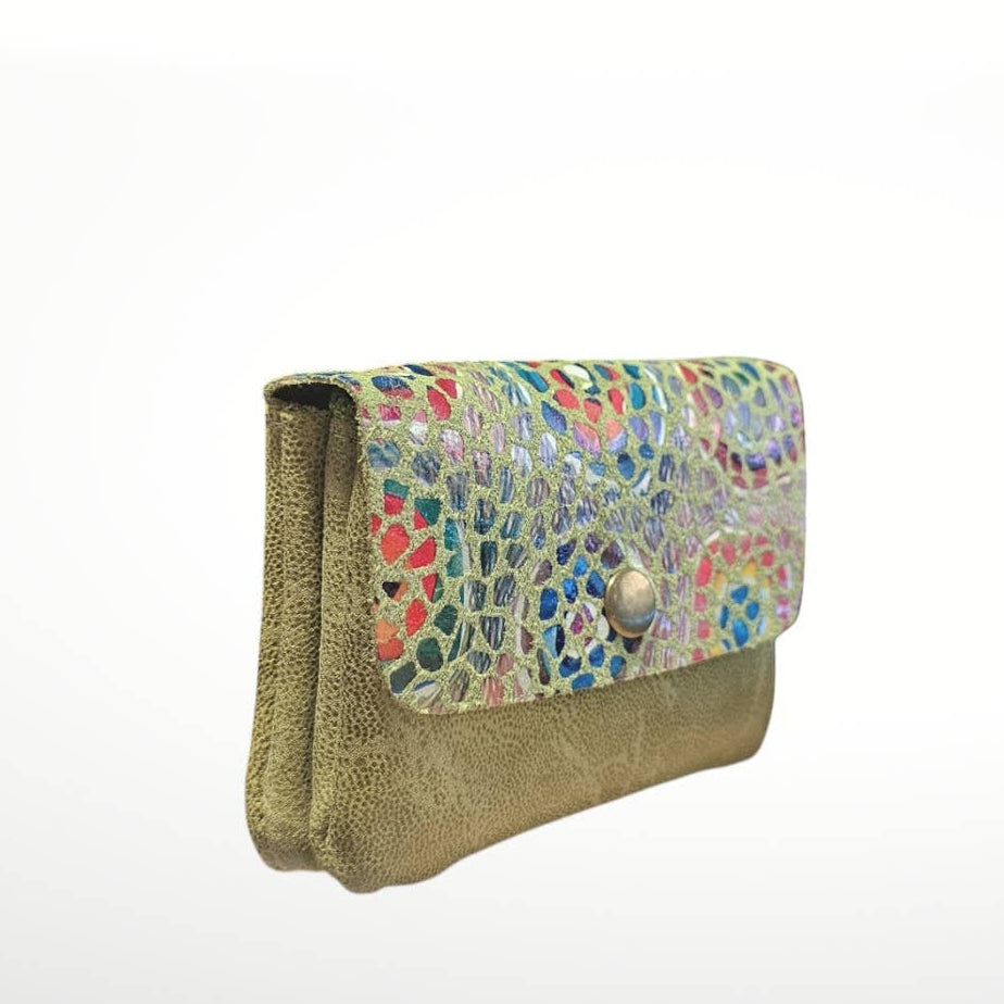 Gaudi Suede Leather Wallet - Italy