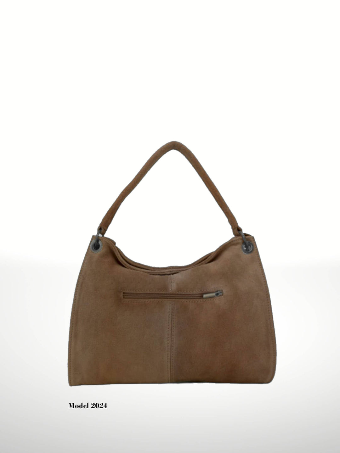 Riccio Suede Leather Bag - Italy