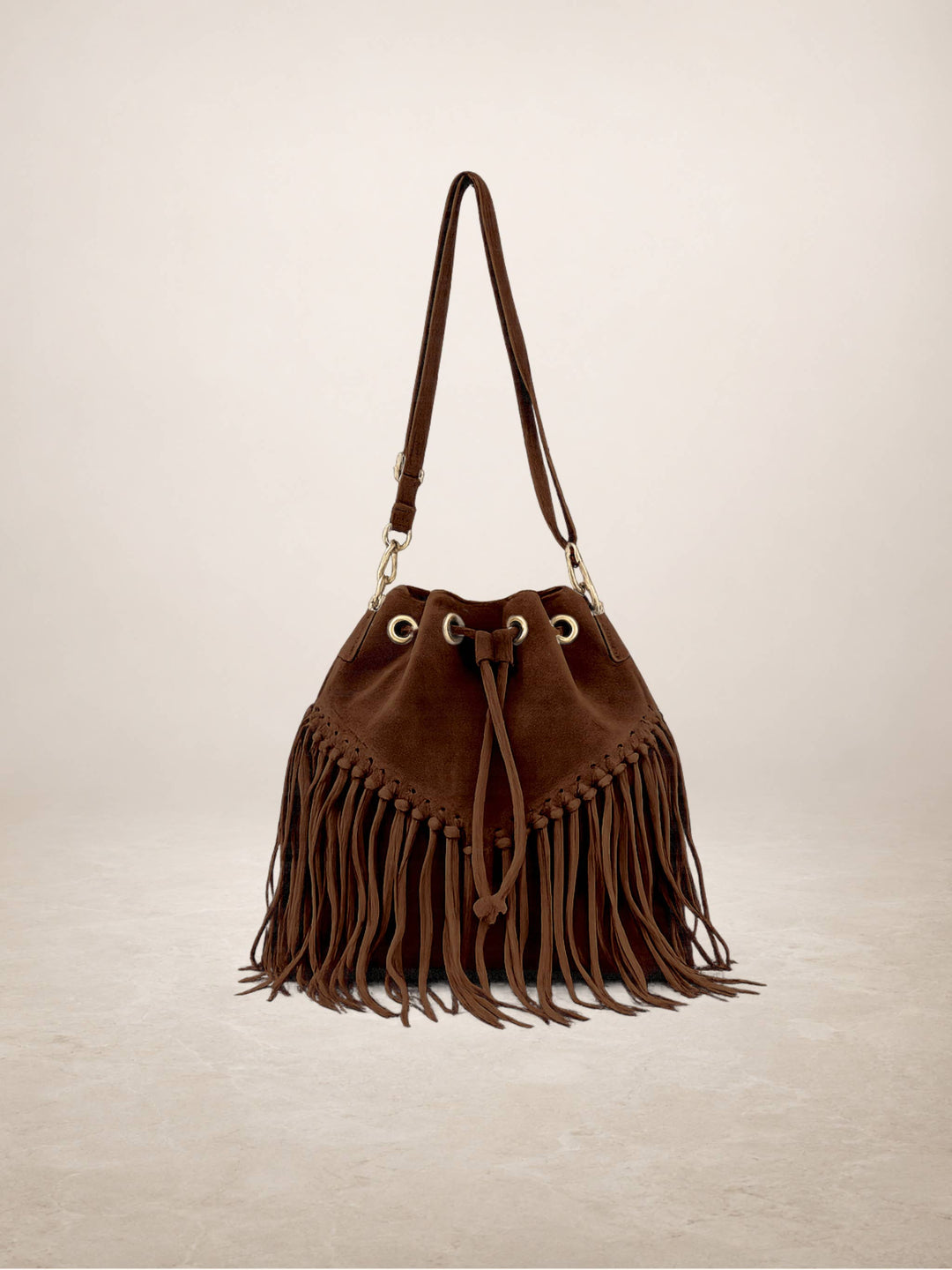 EMANUELA - Suede leather bag 220419