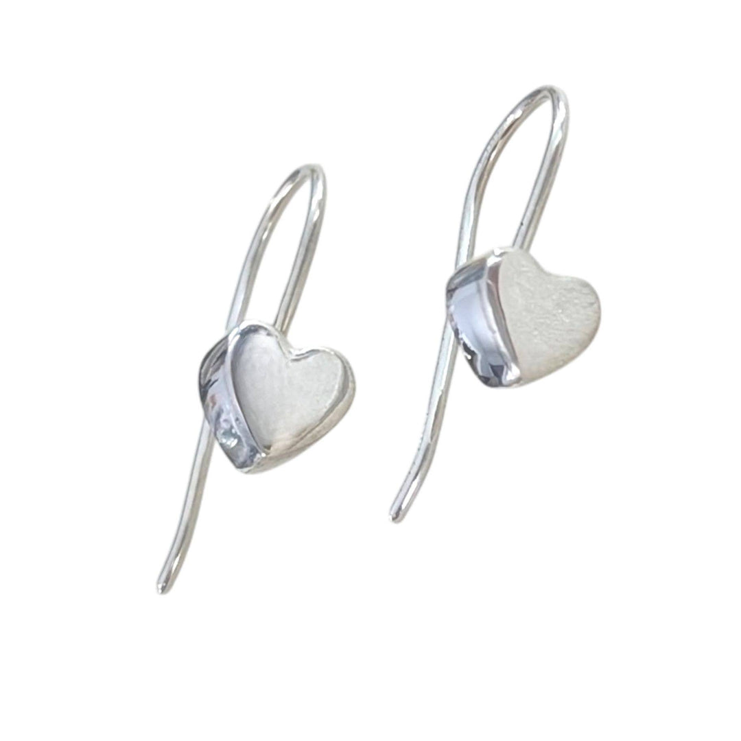 First Crush Small Sterling Silver Heart Dangle - India