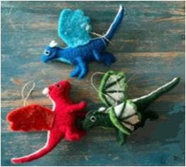 Holiday Ornament Dragon - Nepal