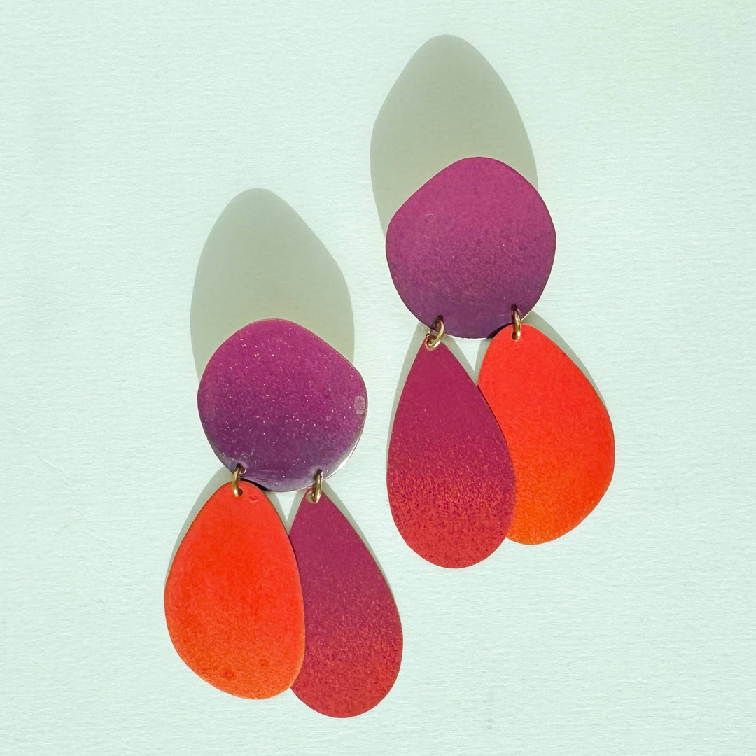 Sunset Pebble Earrings