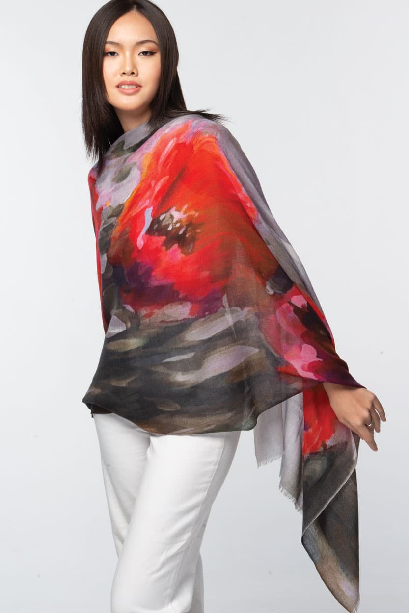 Reena Fine Wool Shawl - India