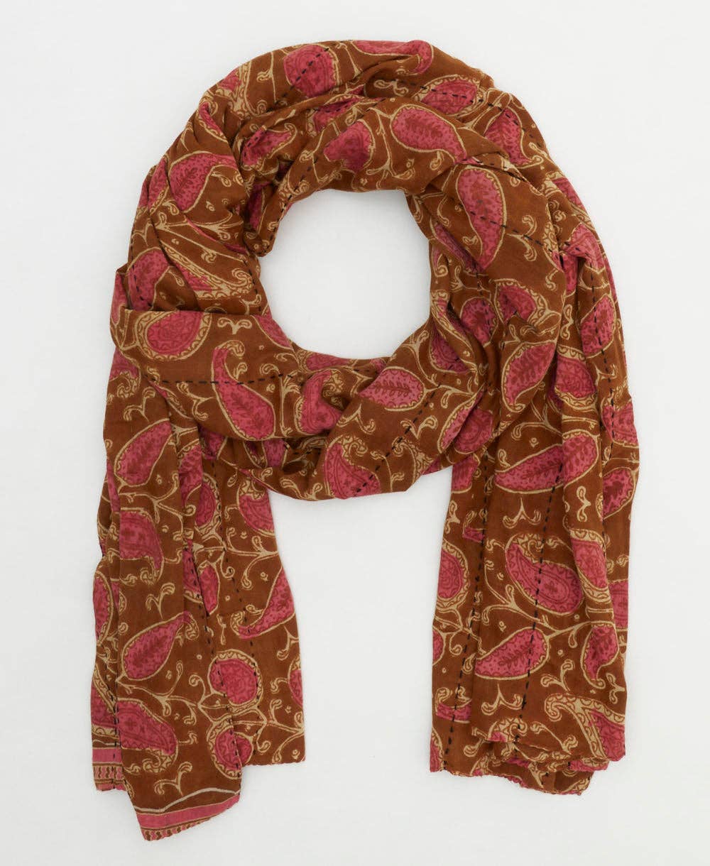 Kantha Long Scarf - No. 250508