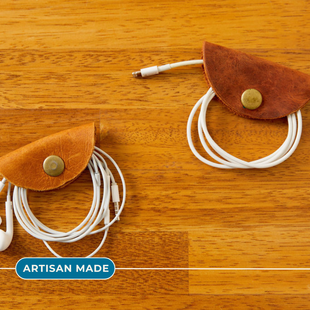 Cord Taco | Cord Holder | Leather Goods | Artisan Made