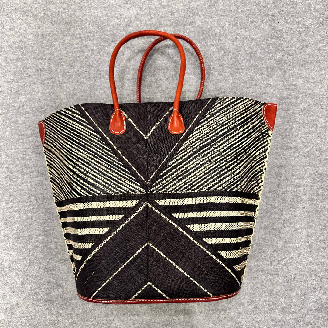 Mariposa Large Straw Tote Bag