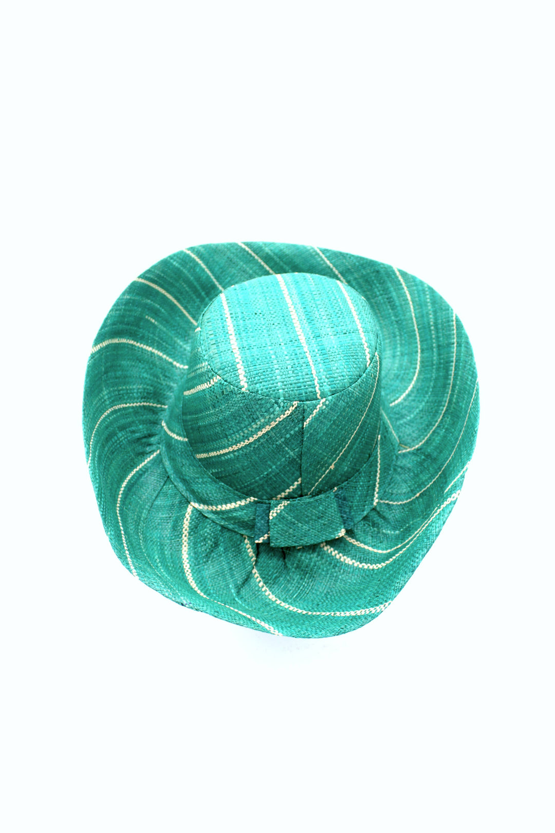 Sun Hats: Pinstripe Packable 5" & 7" Brim Raffia Straw