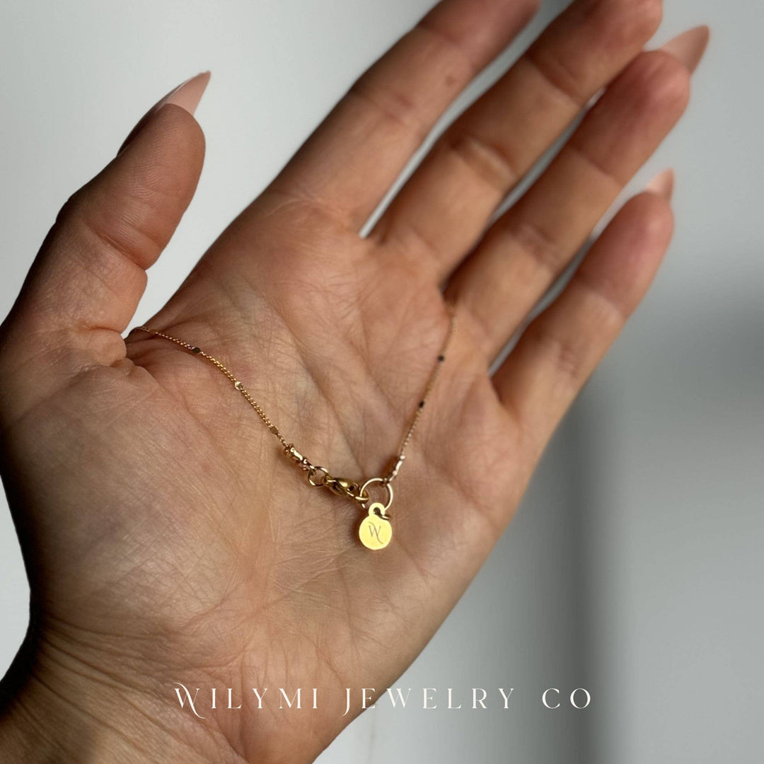 Mini Dragonfly Necklace | Gold Filled | Sparkling