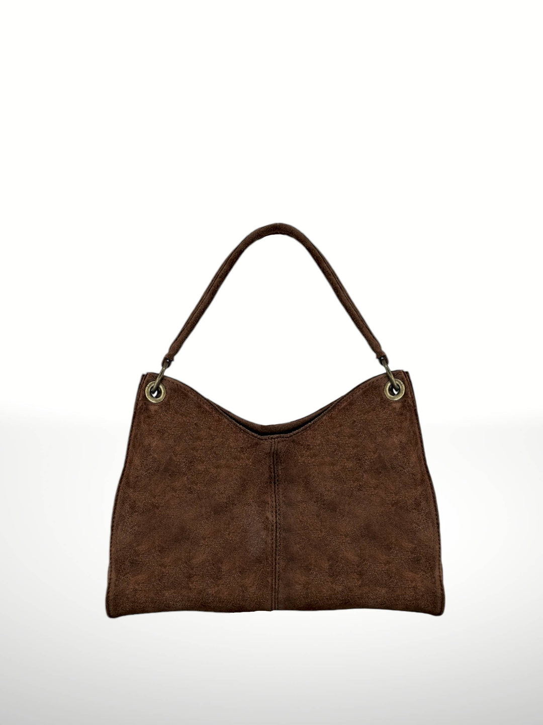 Riccio Suede Leather Bag - Italy