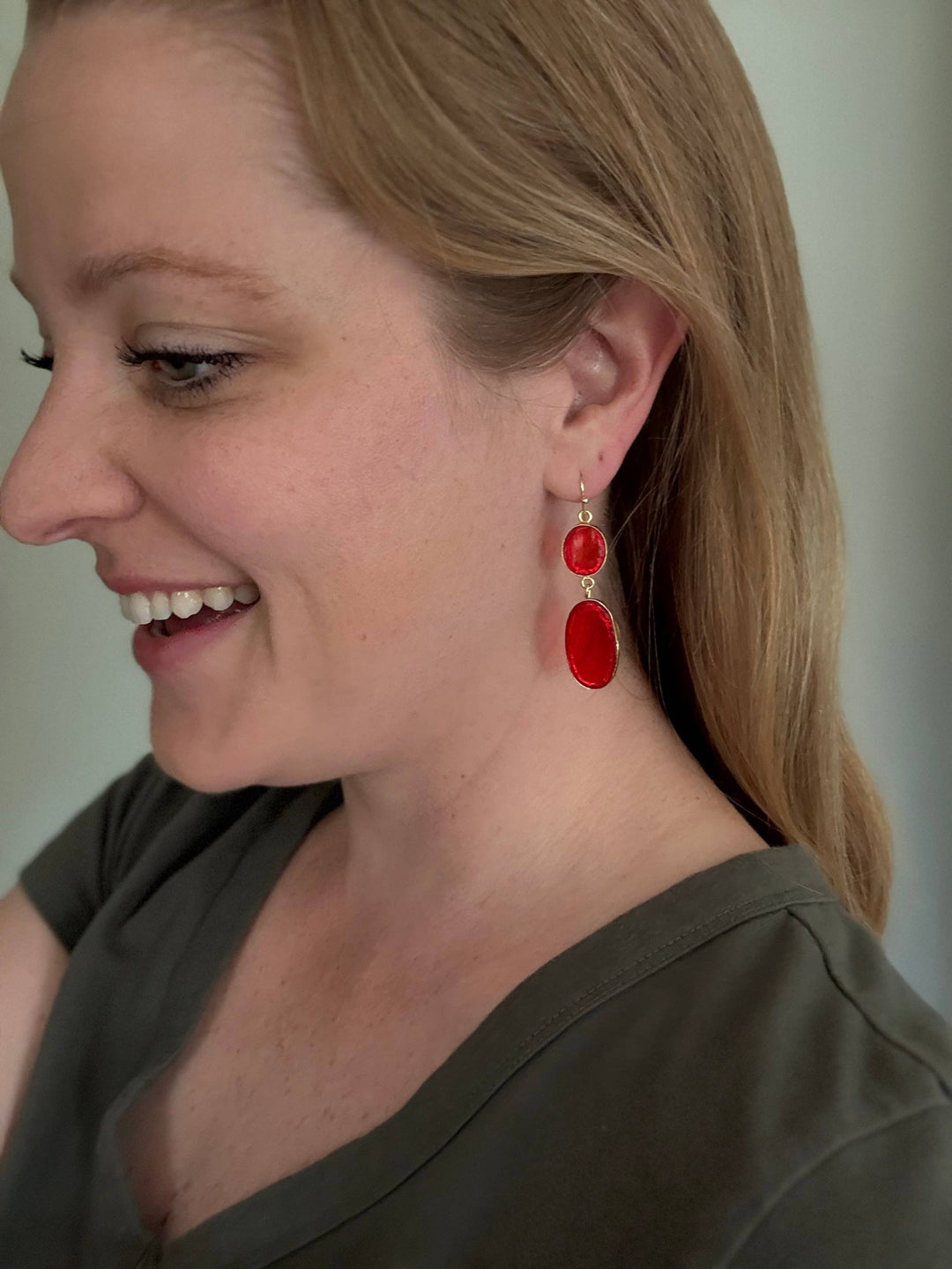 Vintage Window Pane Earrings - India