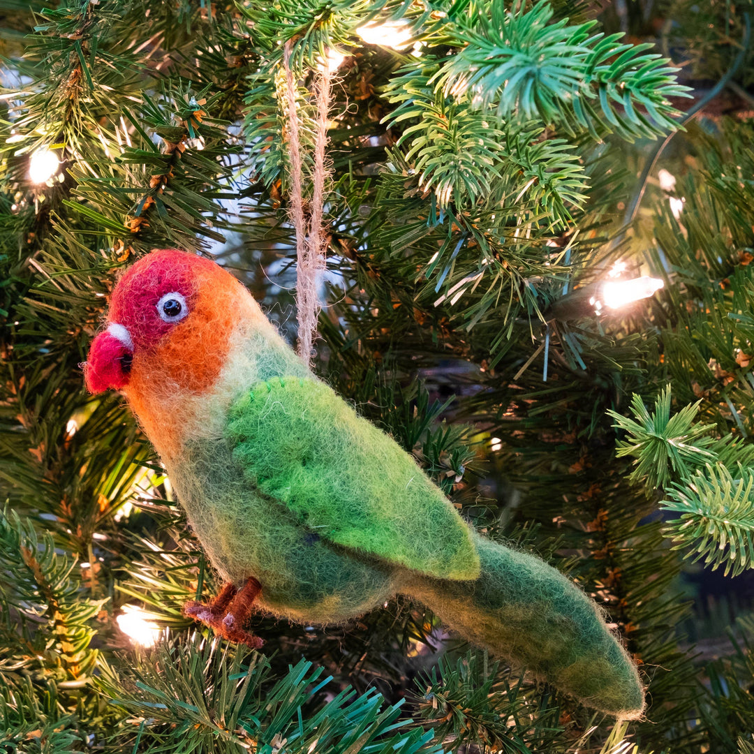 Ornament - Parrot- Love