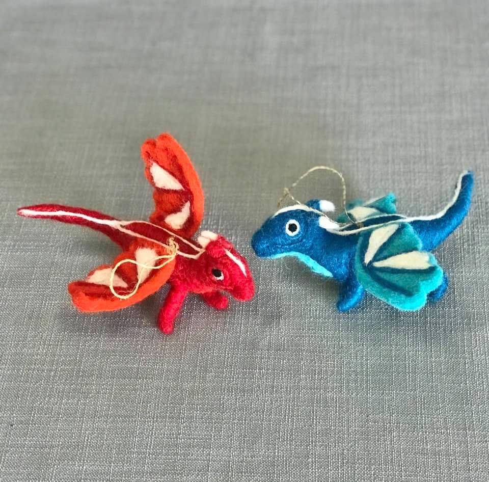 Holiday Ornament Dragon - Nepal
