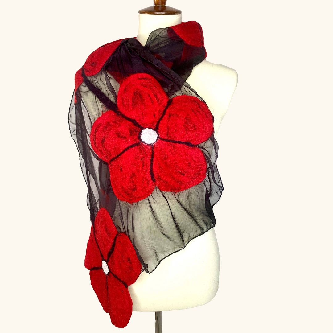 Winter Flower Scarf