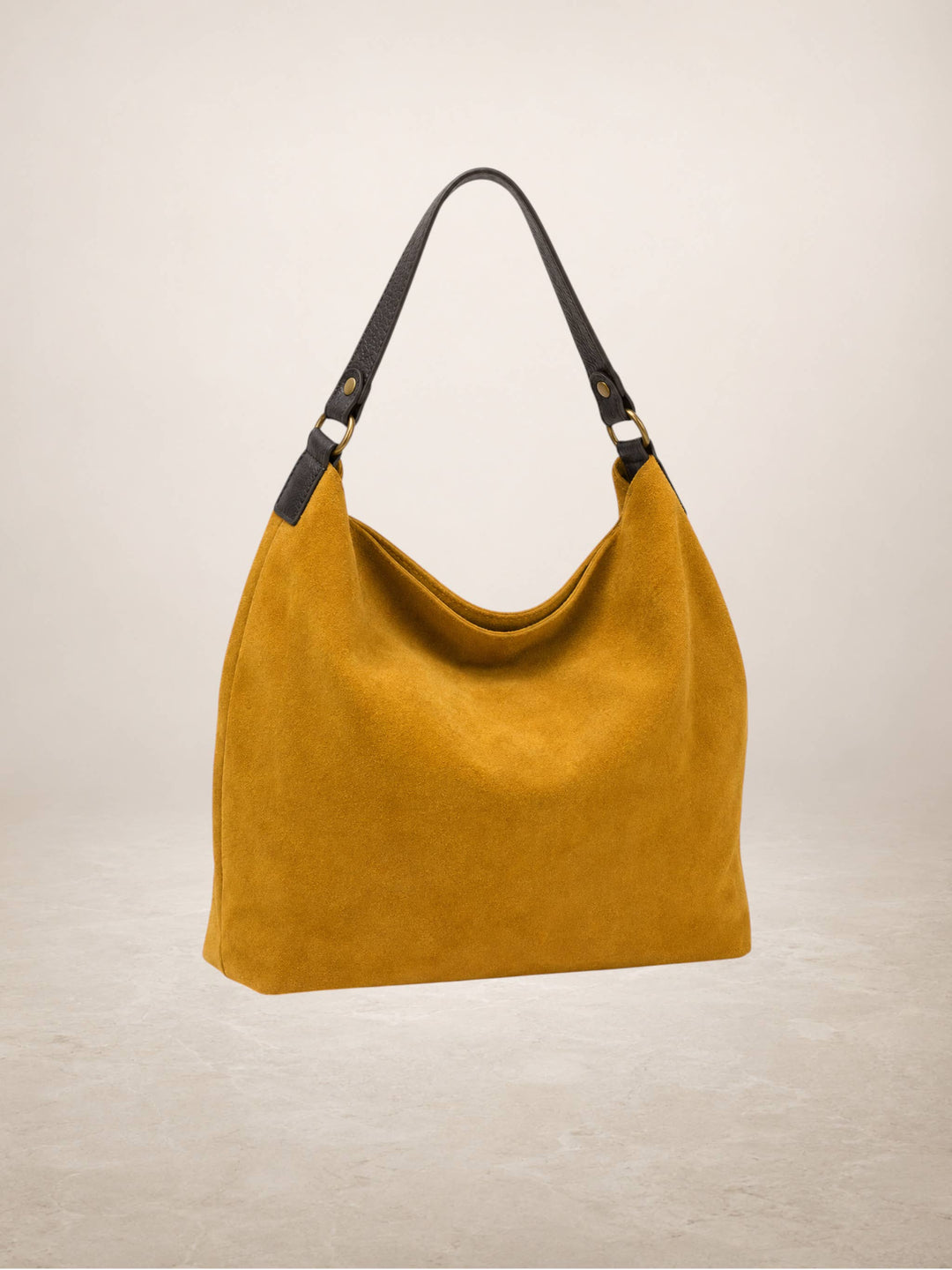 CARINA - Suede leather bag