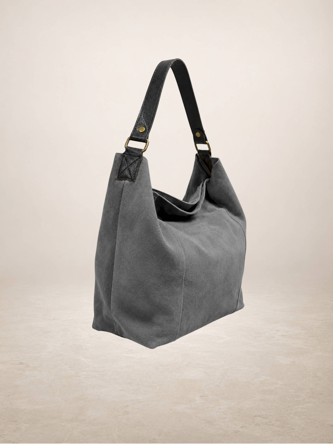 CARINA - Suede leather bag