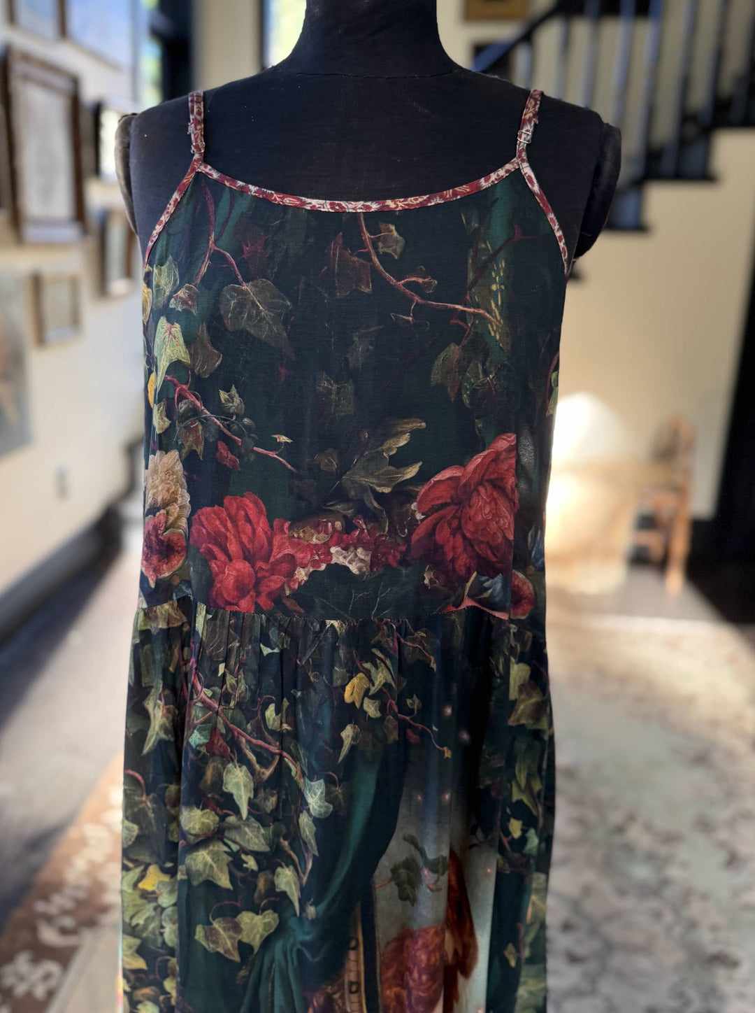 Solstice Bohéme Long Maxi Slip Dress w/ Persephone and Moon