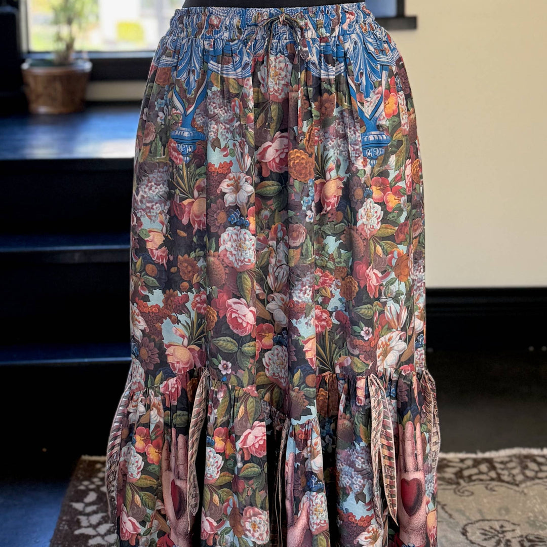 Love Language Atelier Skirt w/ Floral Print
