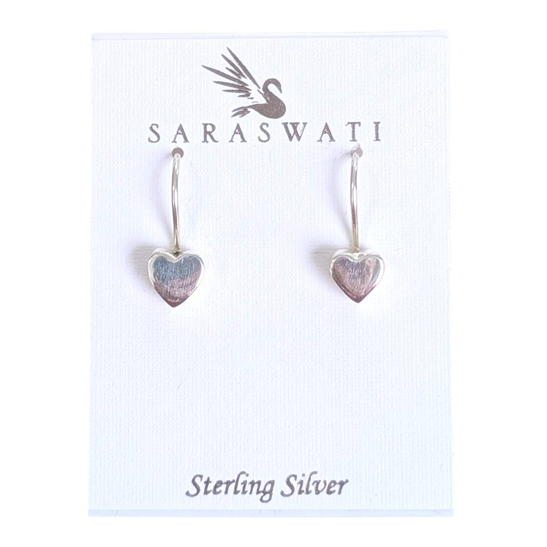 First Crush Small Sterling Silver Heart Dangle - India