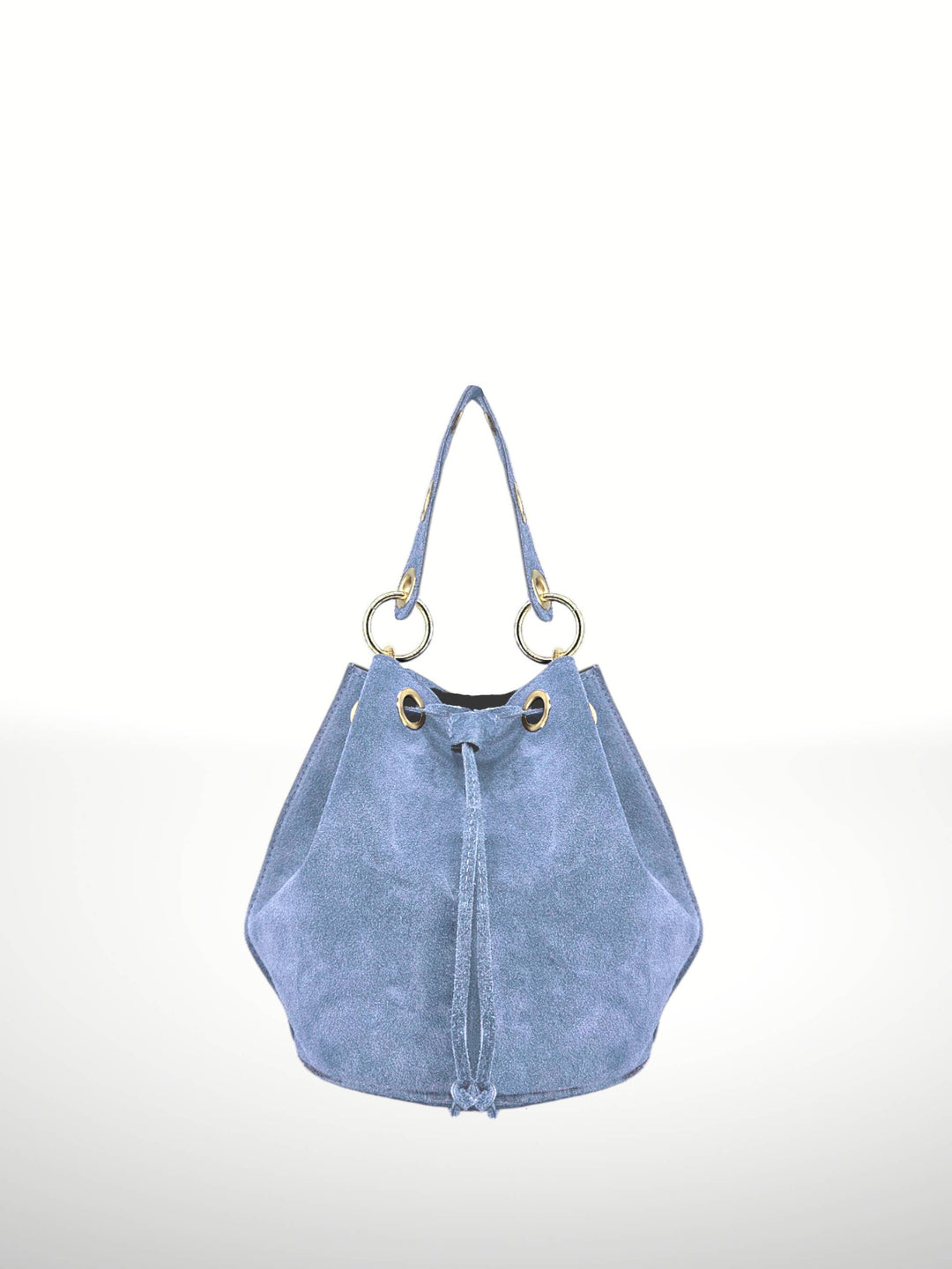 Arlecchino Suede Leather Bucket Bag - Italy