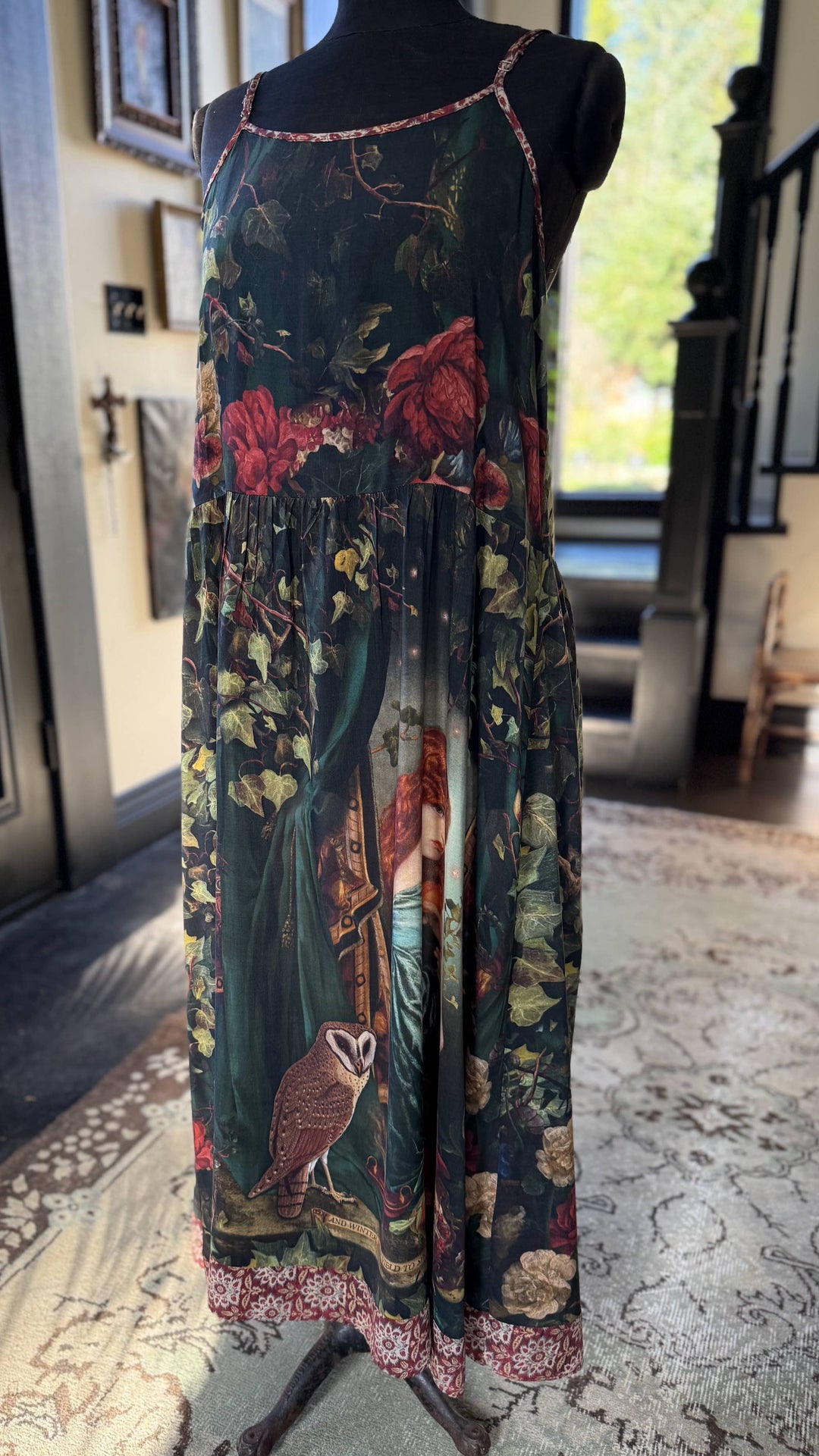 Solstice Bohéme Long Maxi Slip Dress w/ Persephone and Moon