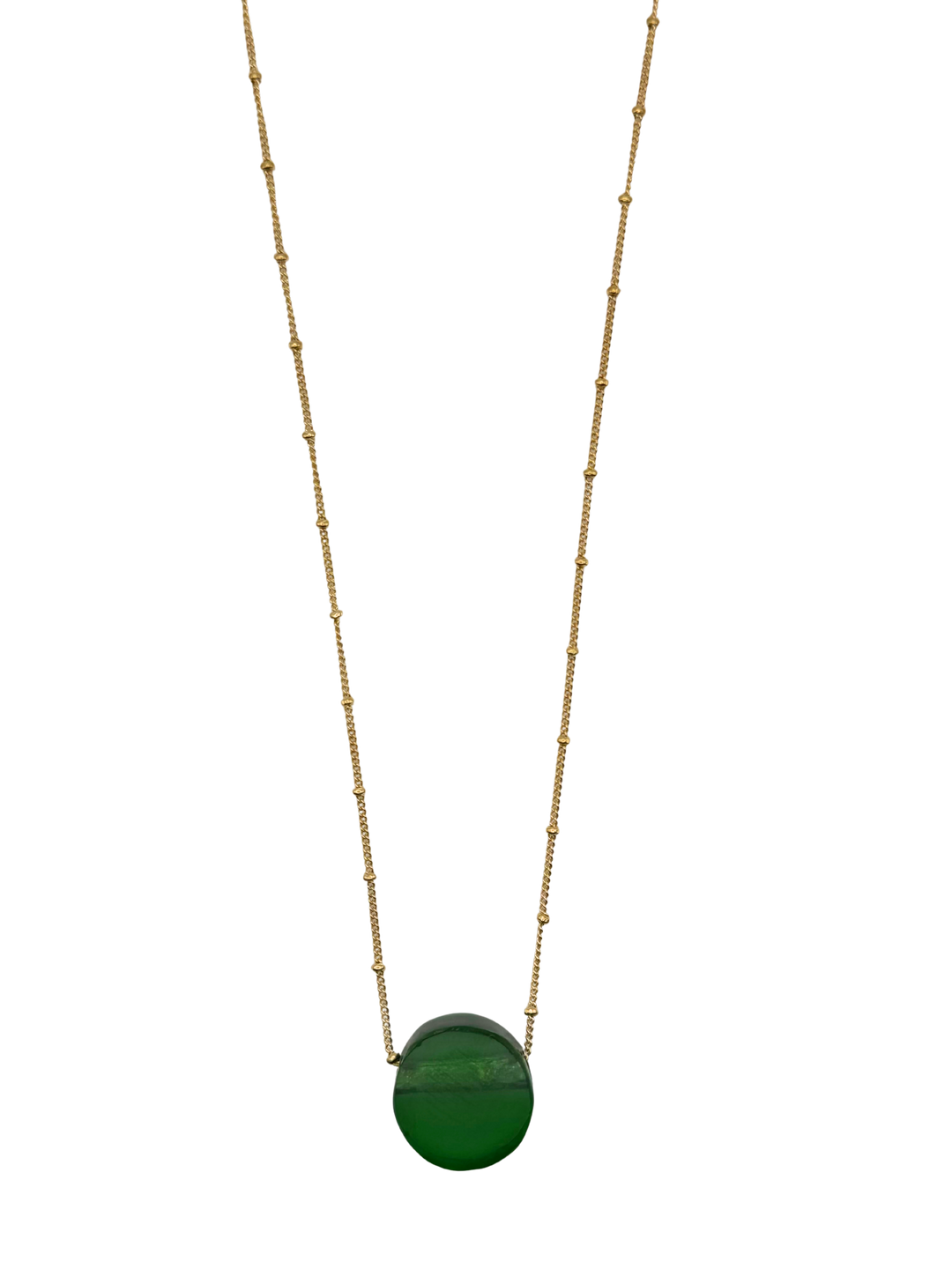 Recycled Glass & Gloss Gold Fill Necklace - Atlanta, GA