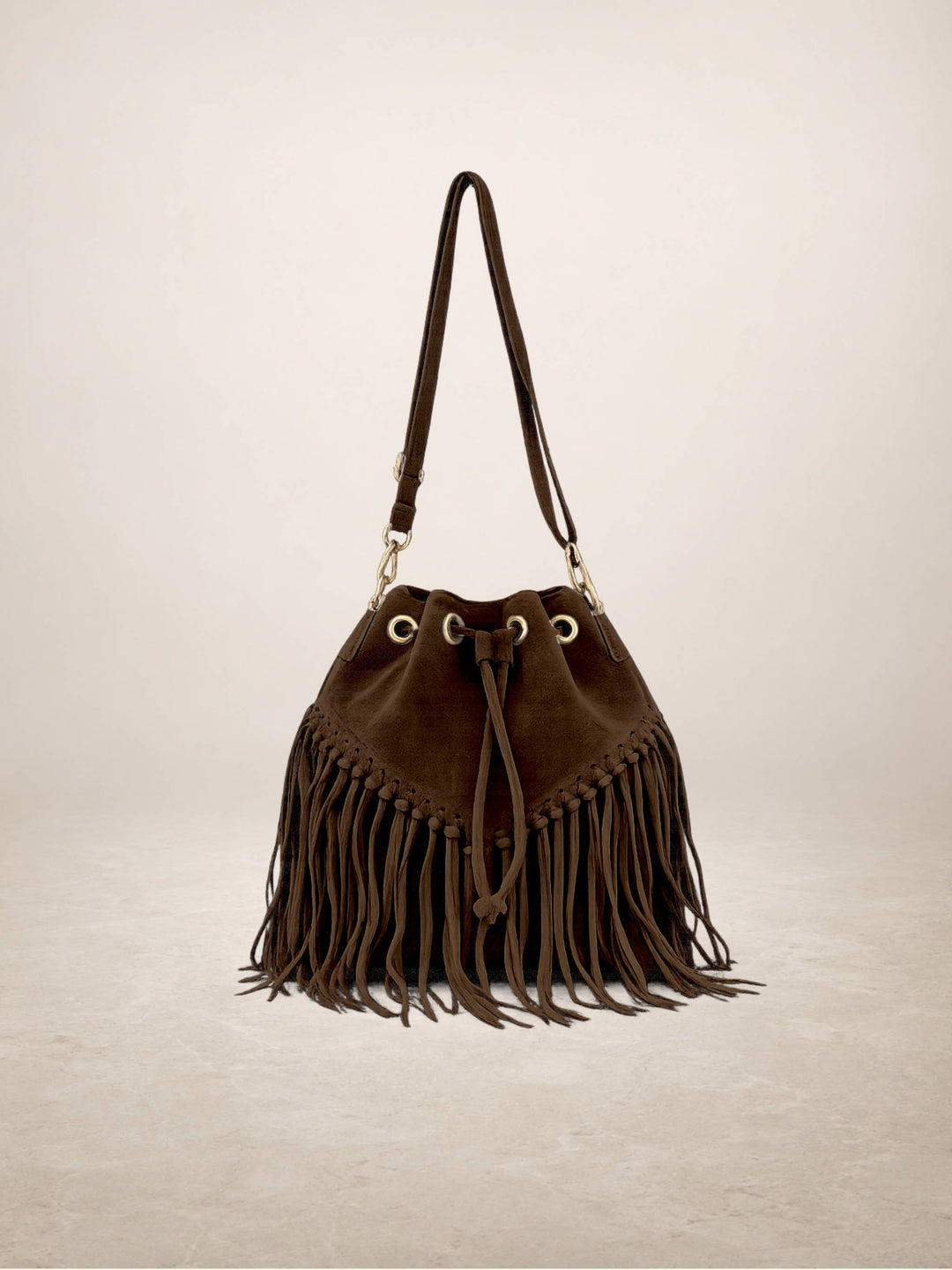 EMANUELA - Suede leather bag 220419