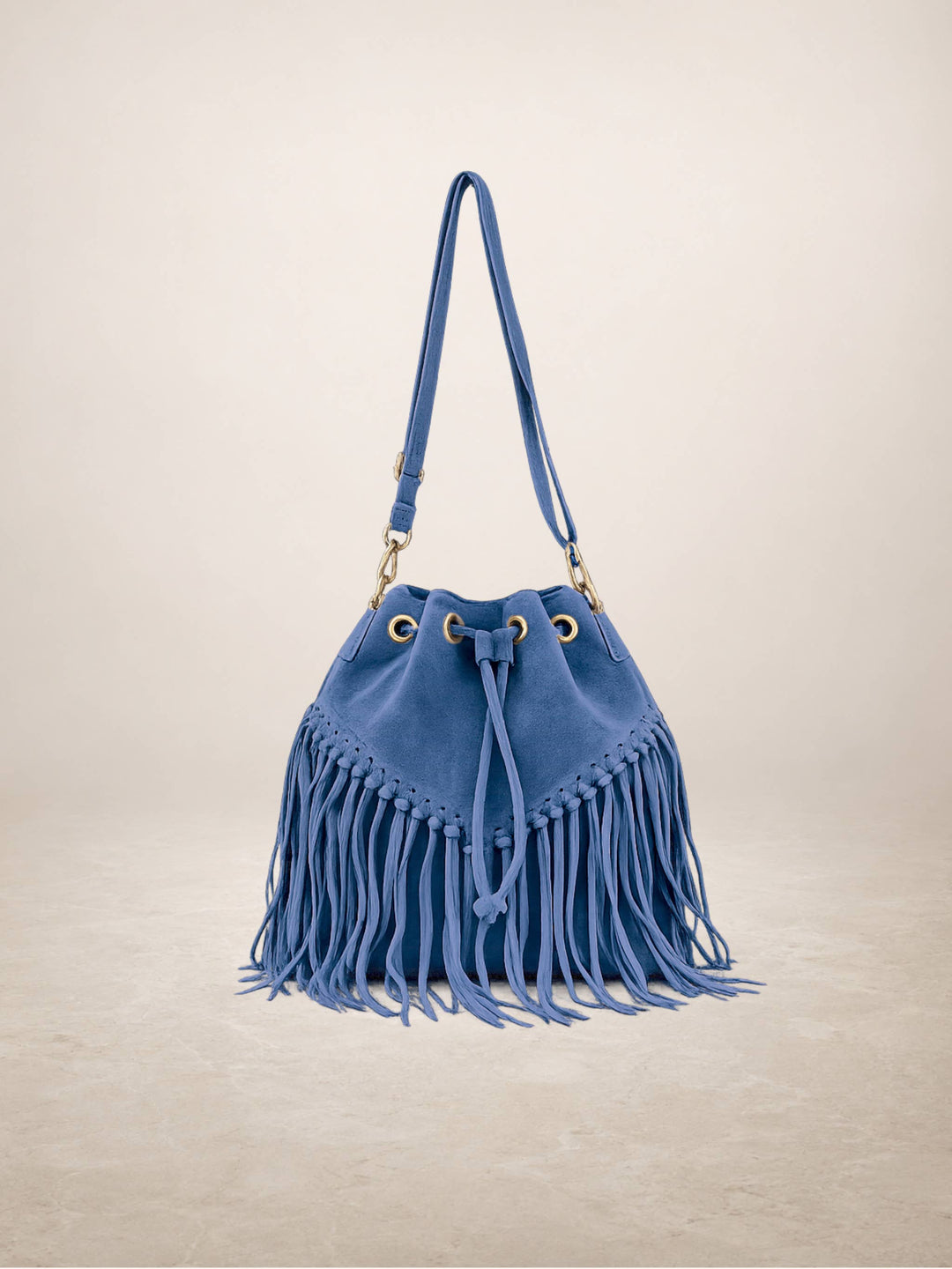 EMANUELA - Suede leather bag 220419