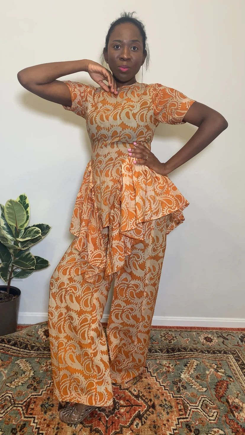 Adire Nigerian Pant Set