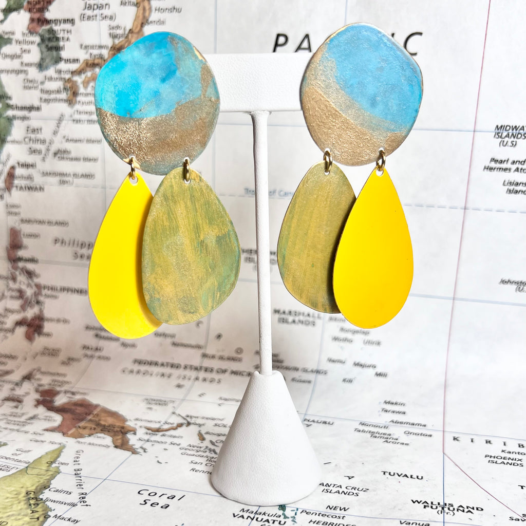 Pebble Earrings - Salem, Massachusetts