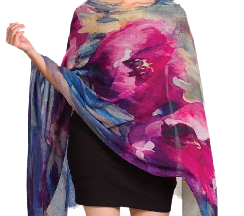 Reena Fine Wool Shawl - India