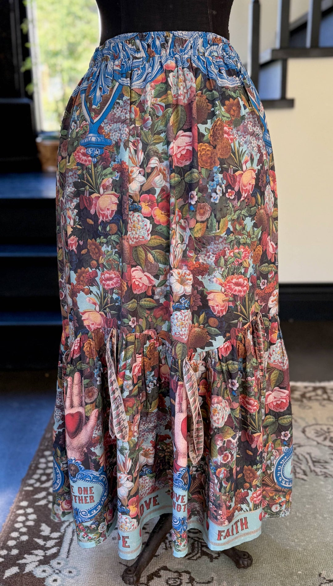 Love Language Atelier Skirt w/ Floral Print