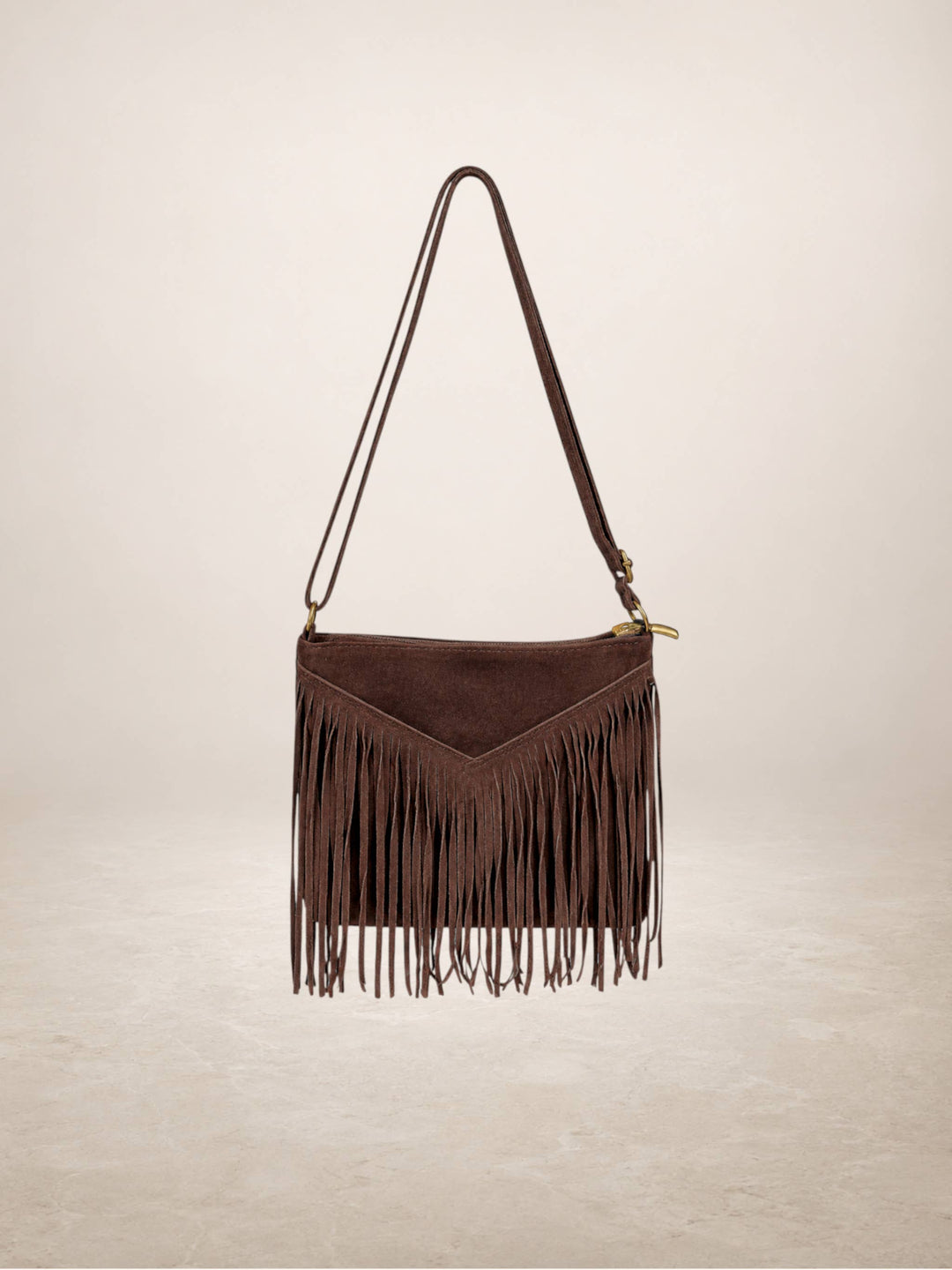 CASCADA V - Suede leather bag