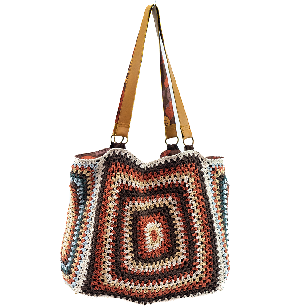 Crocheted Big Granny Bag - Bali